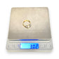 GOLD DEAL | 18ct (18K) (18K) Y/W Gold Diamond Hand Made Estate Ring Size N