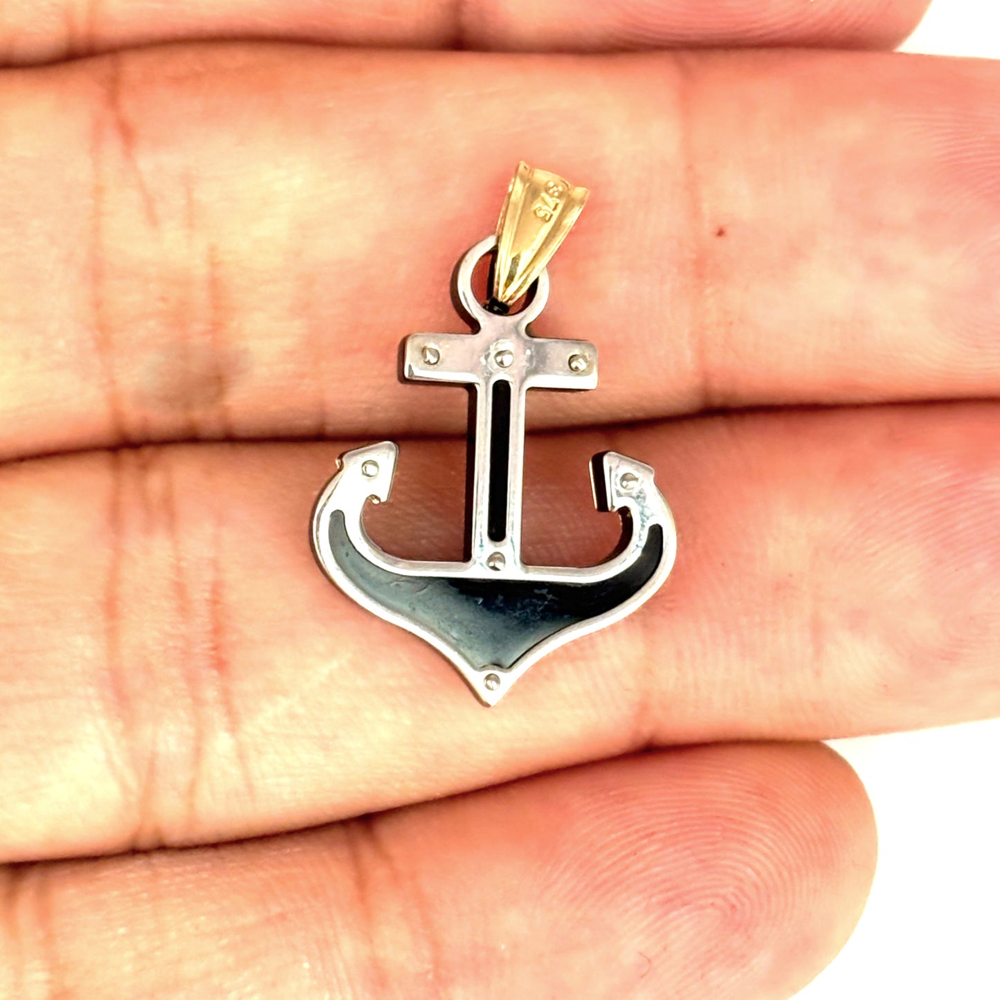 NZGD | 9ct Gold Nautical Prestige Anchor Pendant