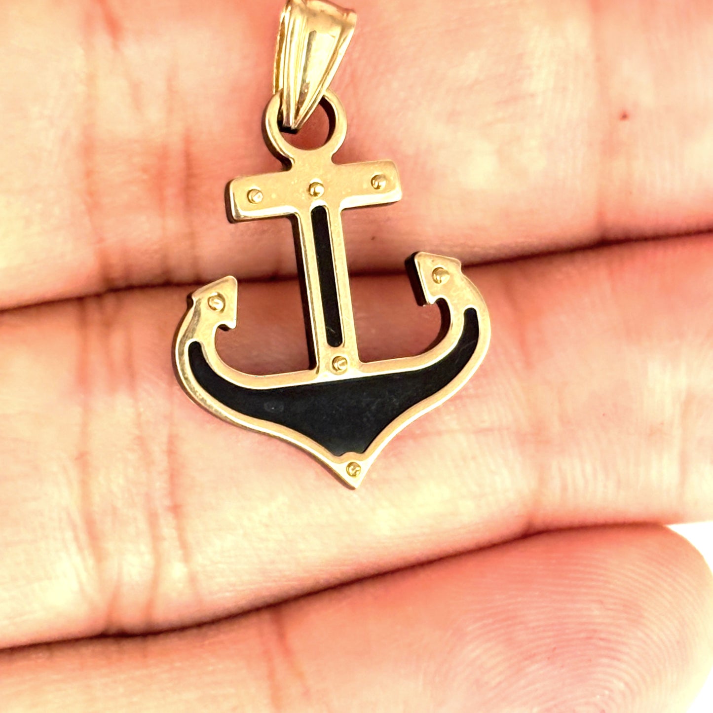 NZGD | 9ct Gold Nautical Prestige Anchor Pendant