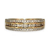 GOLD DEAL | 18ct (18K) Gold 3 Channel 0.50ct Diamond Set Ring Valuation $4,050