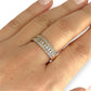 GOLD DEAL | 18ct (18K) Gold 3 Channel 0.50ct Diamond Set Ring Valuation $4,050