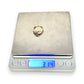 GOLD DEAL | 18ct (18K) Gold Blue Sapphire & Diamond Hand Made Ring Size K