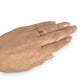 GOLD DEAL | 18ct (18K) Gold Blue Sapphire & Diamond Hand Made Ring Size K