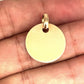 NZGD | 9ct Gold Auric Glow Disc Pendant