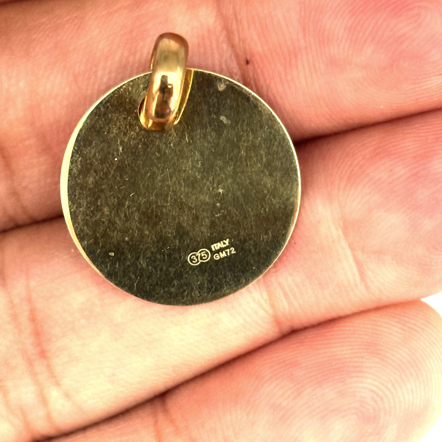 NZGD | 9ct Gold Auric Glow Disc Pendant