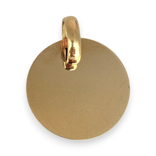 NZGD | 9ct Gold Auric Glow Disc Pendant