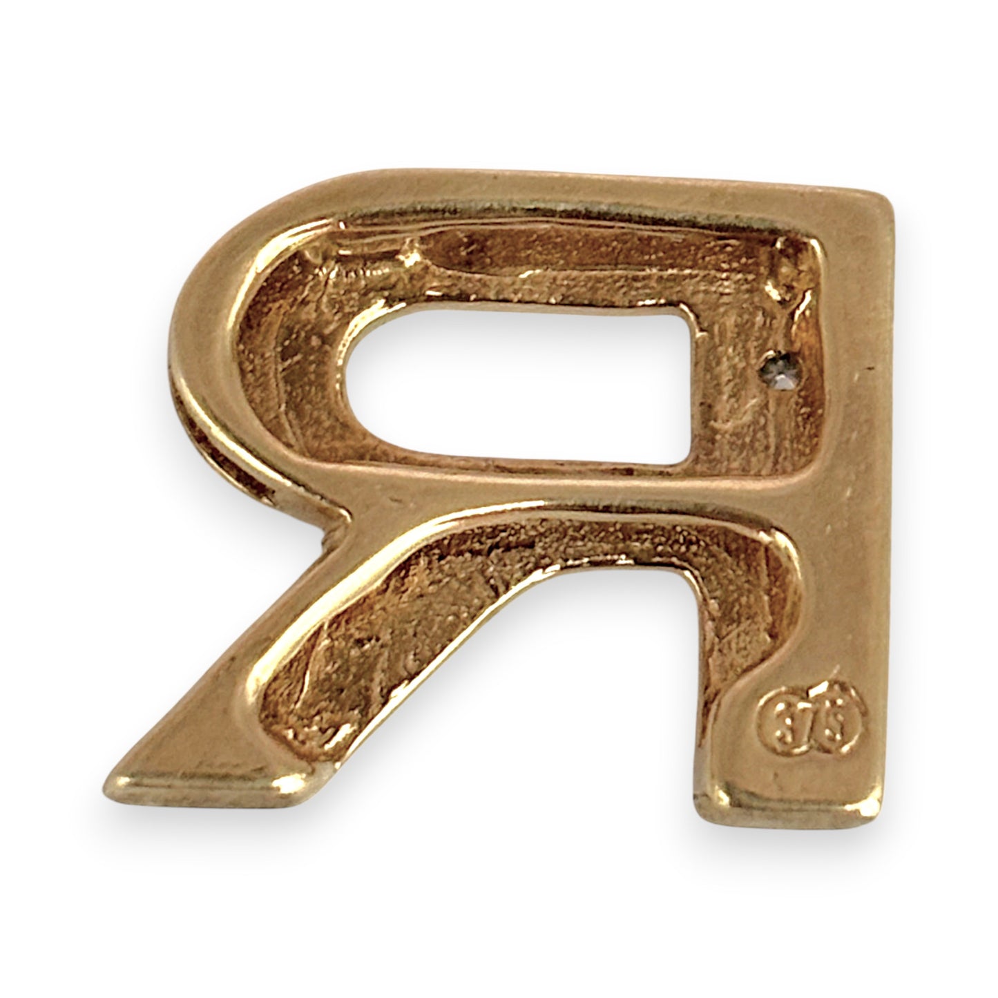 NZGD | 9ct Gold Radiant Initial ‘R’ Pendant
