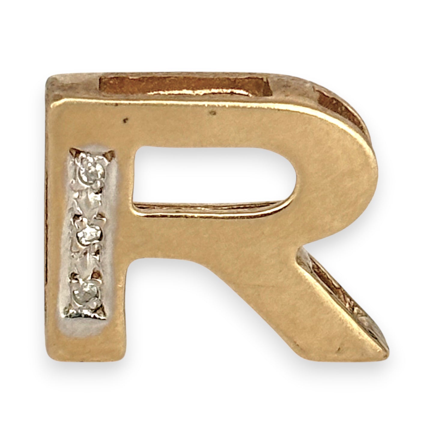 NZGD | 9ct Gold Radiant Initial ‘R’ Pendant