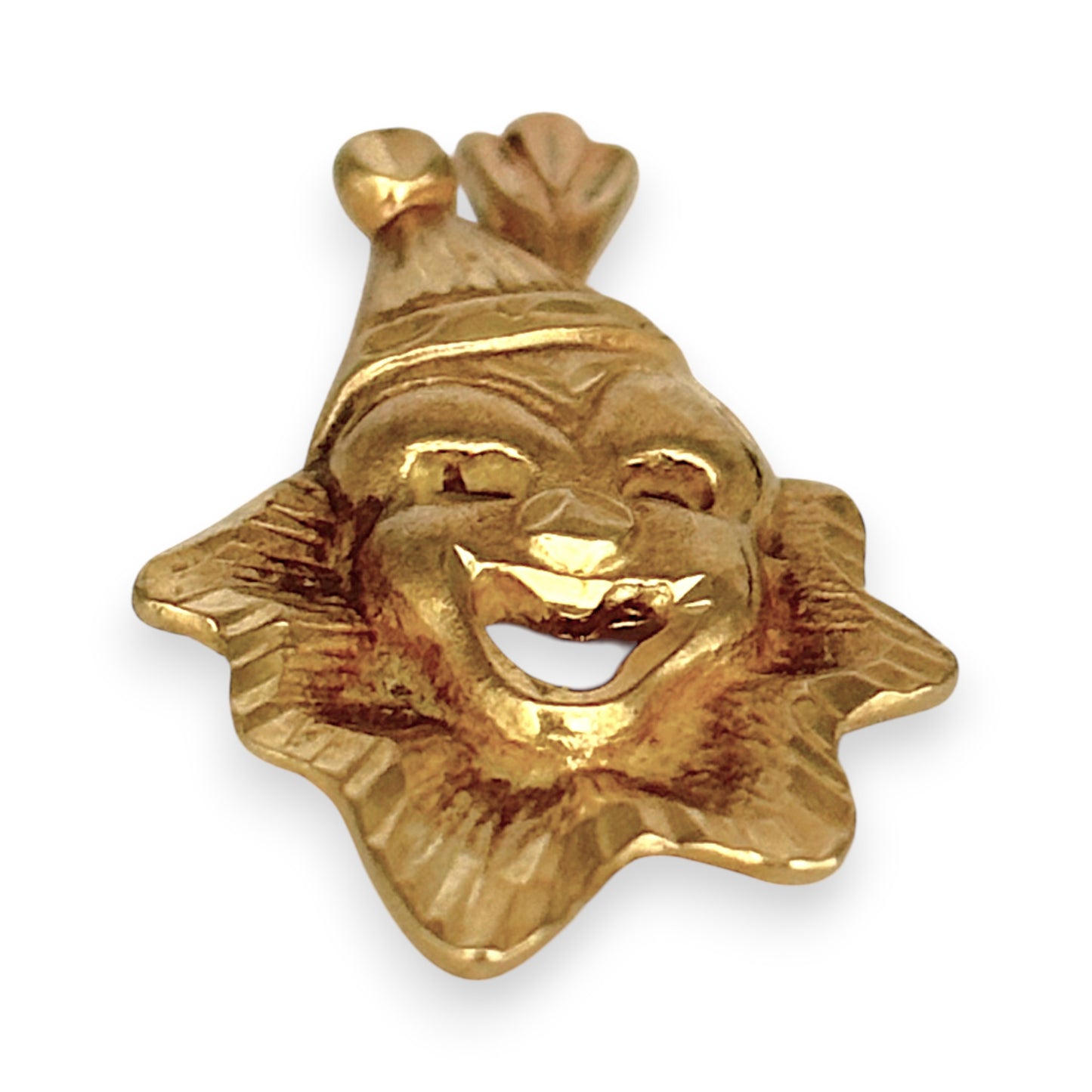 NZGD | 9ct Gold Opulent Masquerade Clown Pendant