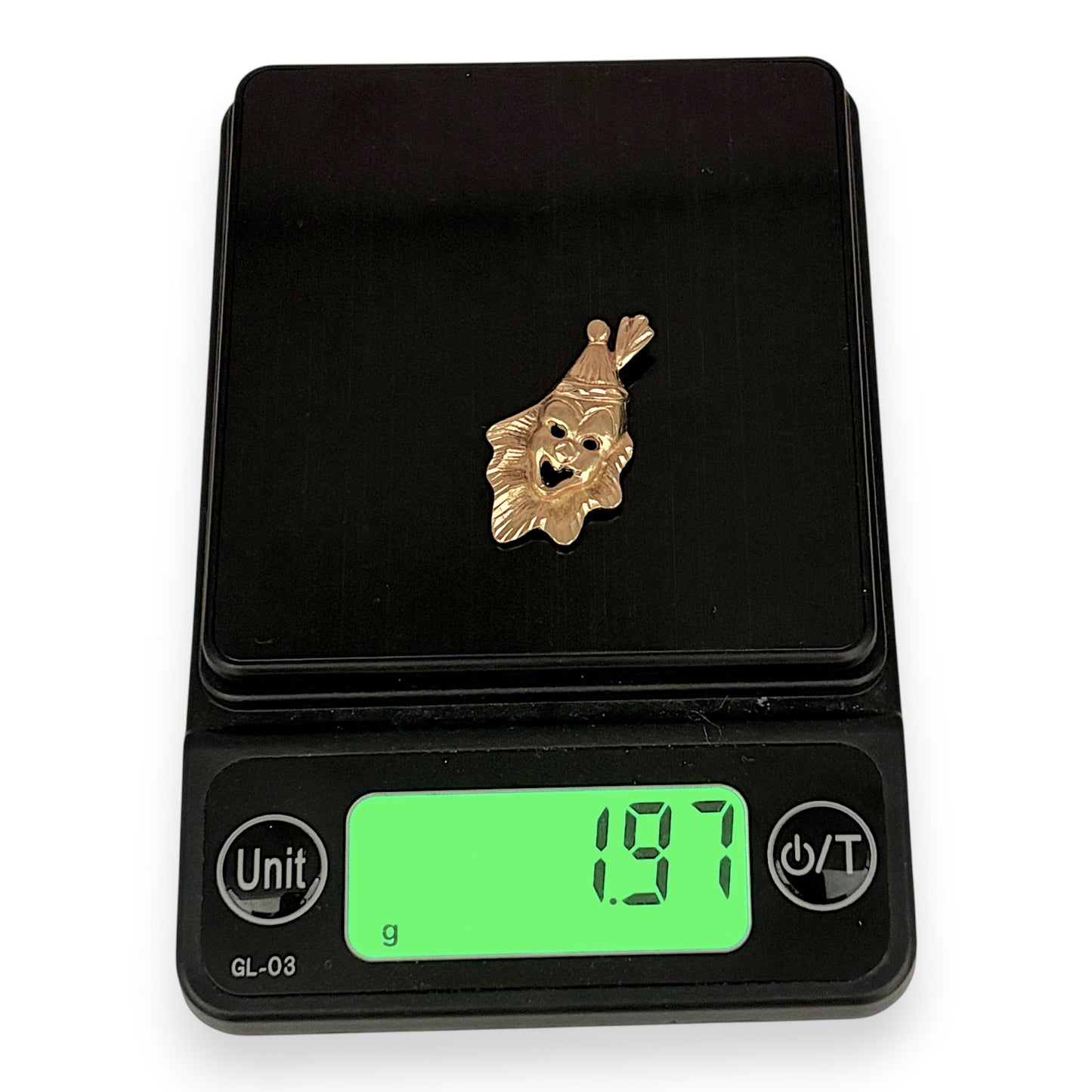 NZGD | 9ct Gold Opulent Masquerade Clown Pendant