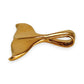 GOLD DEAL | 9kt Gold Ocean Arc Whale Tail Pendant