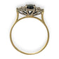 GOLD DEAL | 18K Y/W Gold Sapphire & Diamond, 7 Stone Ring Size M