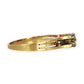 GOLD DEAL | 18ct (18K) Gold Solitaire Diamond 0.25ct Ring Size M1/2
