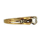 GOLD DEAL | 18ct (18K) Gold Solitaire Diamond 0.25ct Ring Size M1/2