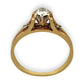 GOLD DEAL | 18ct (18K) Gold Solitaire Diamond 0.25ct Ring Size M1/2