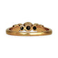 GOLD DEAL | 18ct (18K) Gold Three Stone Diamond Ring Size J. R # 215