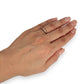 GOLD DEAL | 18ct (18K) Gold Three Stone Diamond Ring Size J. R # 215