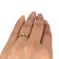 GOLD DEAL | 18ct (18K) Gold Three Stone Diamond Ring Size J. R # 215