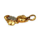 GOLD DEAL | 9kt Gold Golden Heart Teddy Pendant