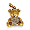 GOLD DEAL | 9kt Gold Golden Heart Teddy Pendant