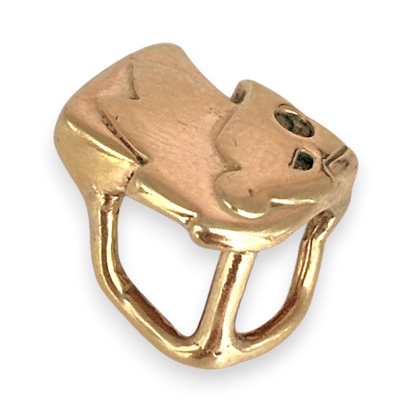 NZGD | 9ct Gold Sovereign Simba Sculpted Lion Pendant