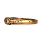 GOLD DEAL | 18ct (18K) Gold Set Of 5 Dazzling Diamond Ring Size Q