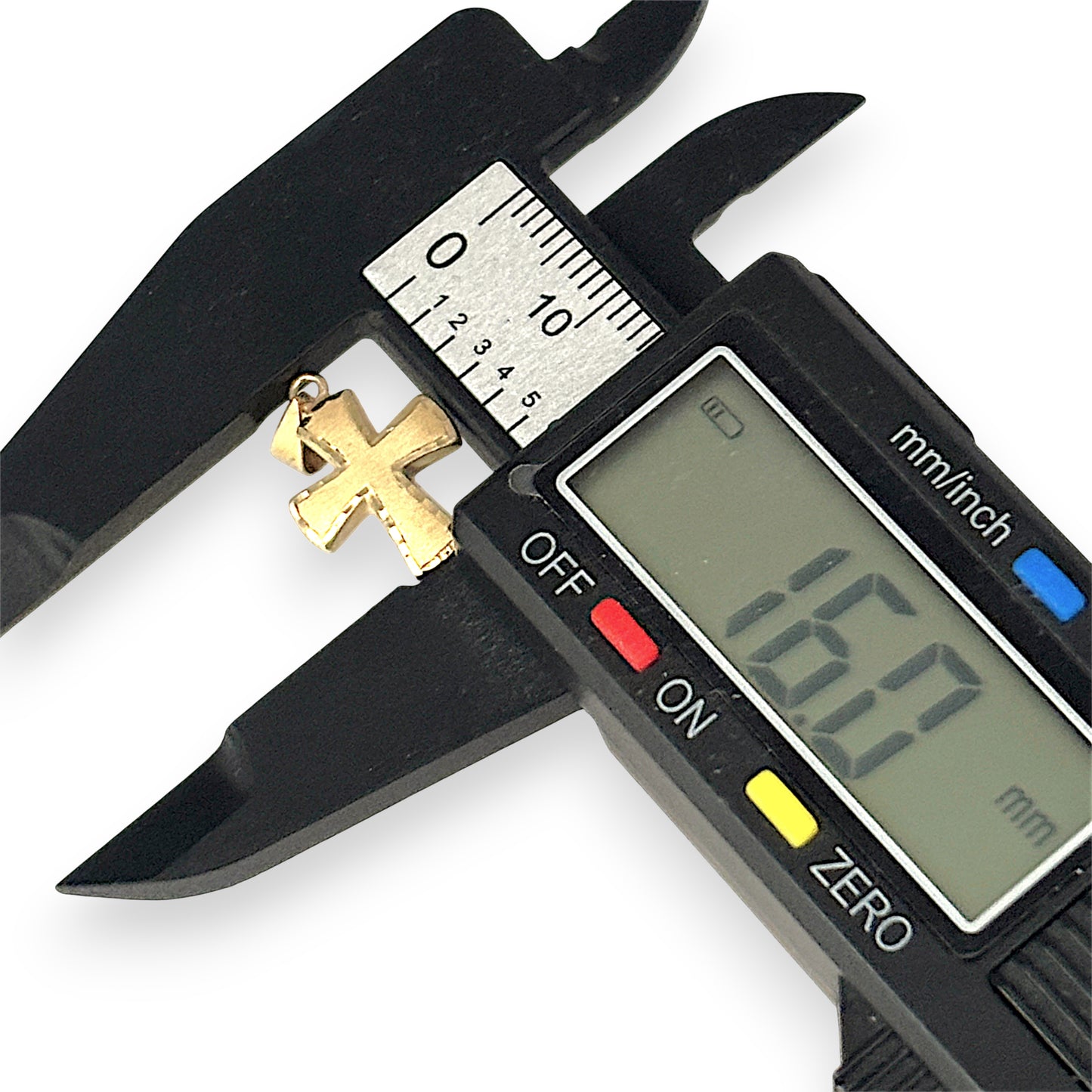 GOLD DEAL | 9kt Gold Radiant Faith Cross Pendant