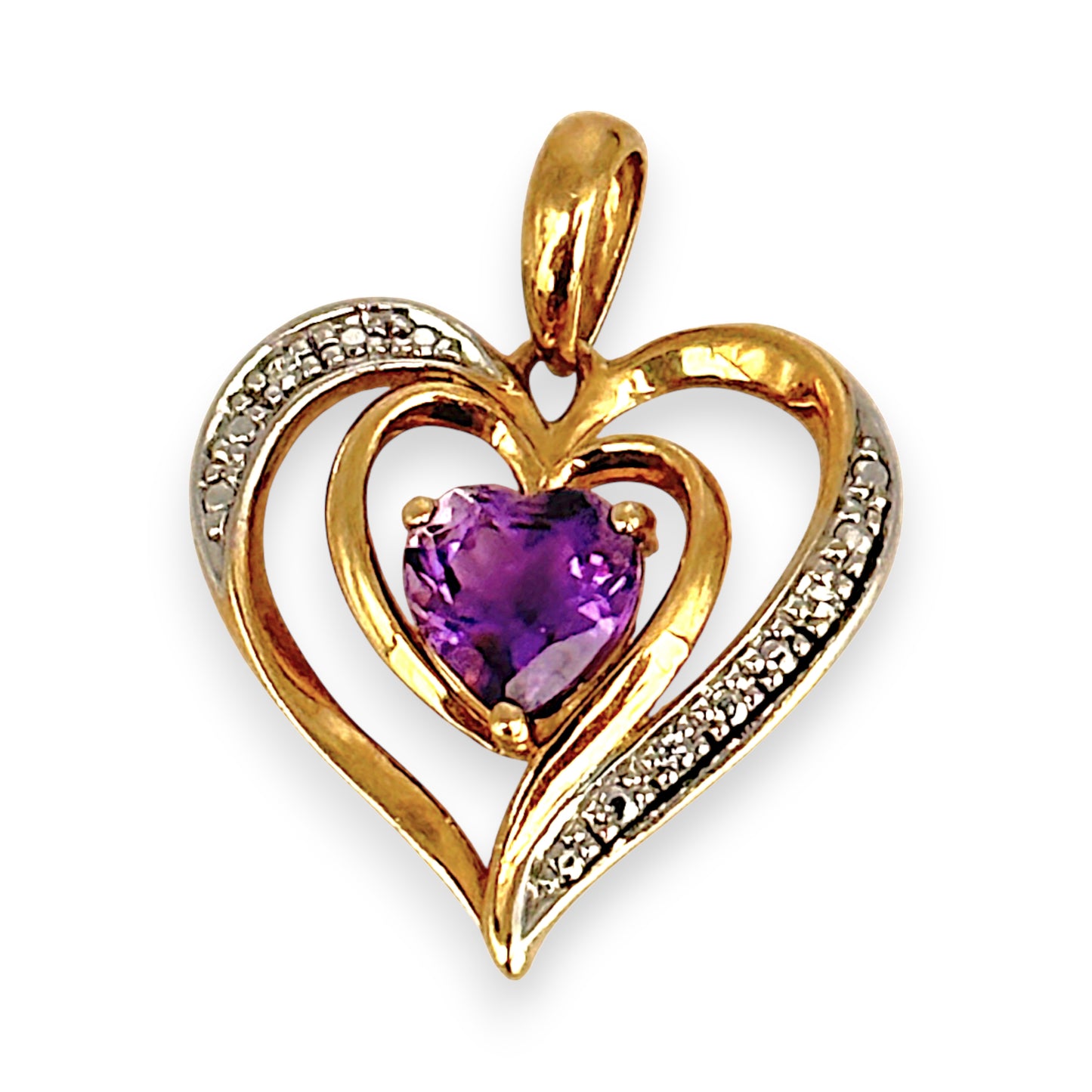 GOLD DEAL | 9kt Gold Violet Embrace Pendant