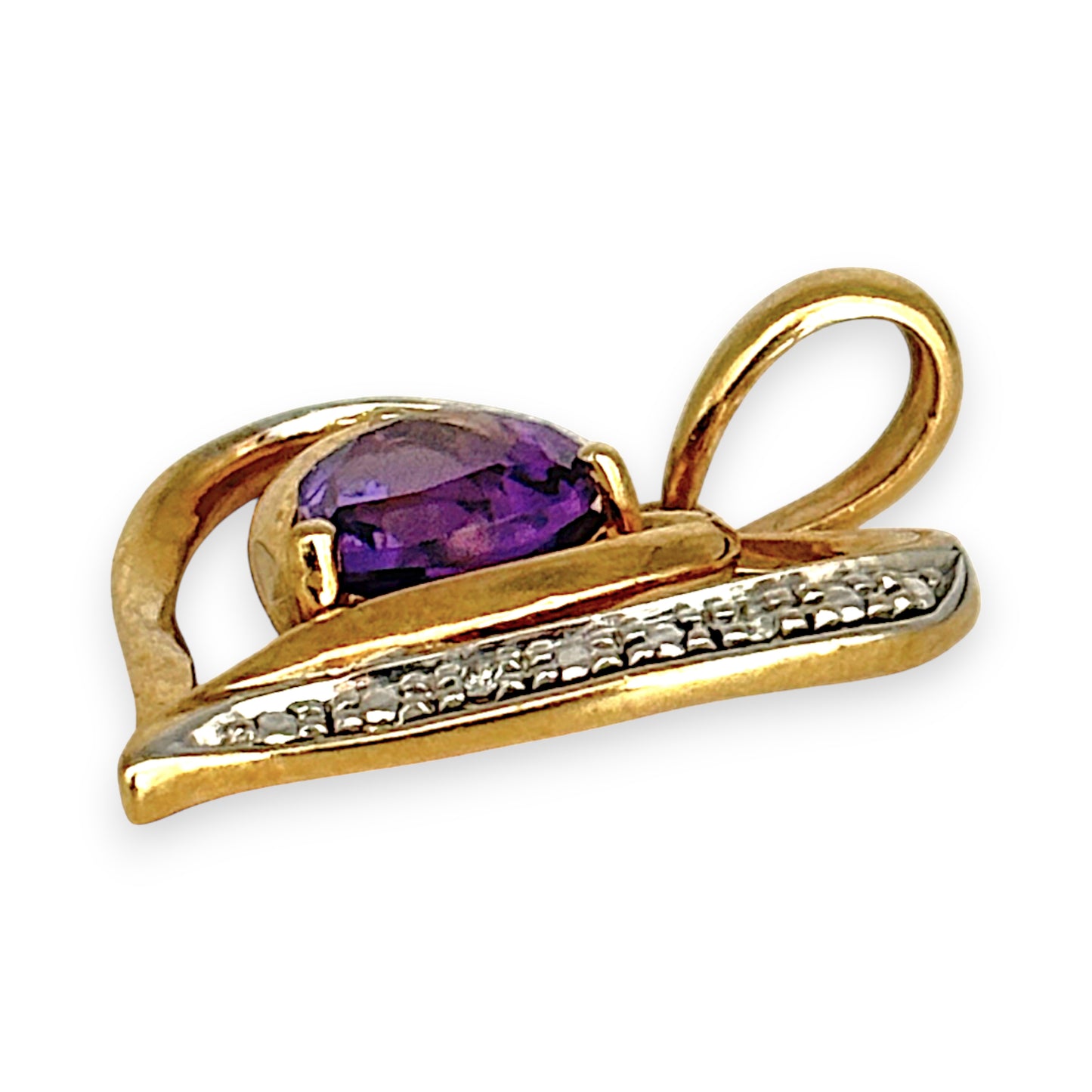 GOLD DEAL | 9kt Gold Violet Embrace Pendant