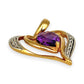 GOLD DEAL | 9kt Gold Violet Embrace Pendant