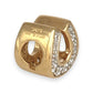 NZGD | 9ct Gold Opulent Blessing Gem‑Set Horseshoe Pendant