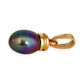 GOLD DEAL | 9kt Gold Midnight Glow – Black Pearl Pendant