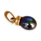 GOLD DEAL | 9kt Gold Midnight Glow – Black Pearl Pendant