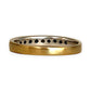 GOLD DEAL | 18ct (18K) Y/W Gold Diamond Band Size L