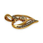 XMAS DEAL | 9kt Gold Aurielle Heart Pendant with Diamonds