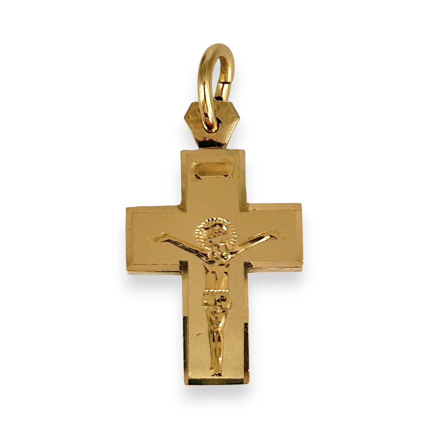 NZGD | 14ct Gold Celestial Devotion Crucifix Pendant