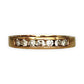 GOLD DEAL | 18ct (18K) Gold Diamond TDW 0.21ct Band Size M