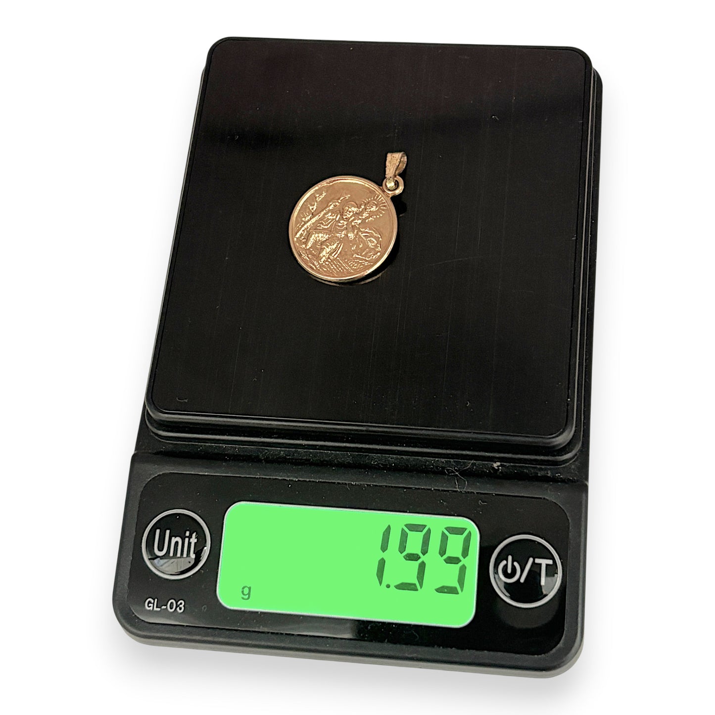 NZGD | 9ct Gold Saint Christopher Medallion Pendant