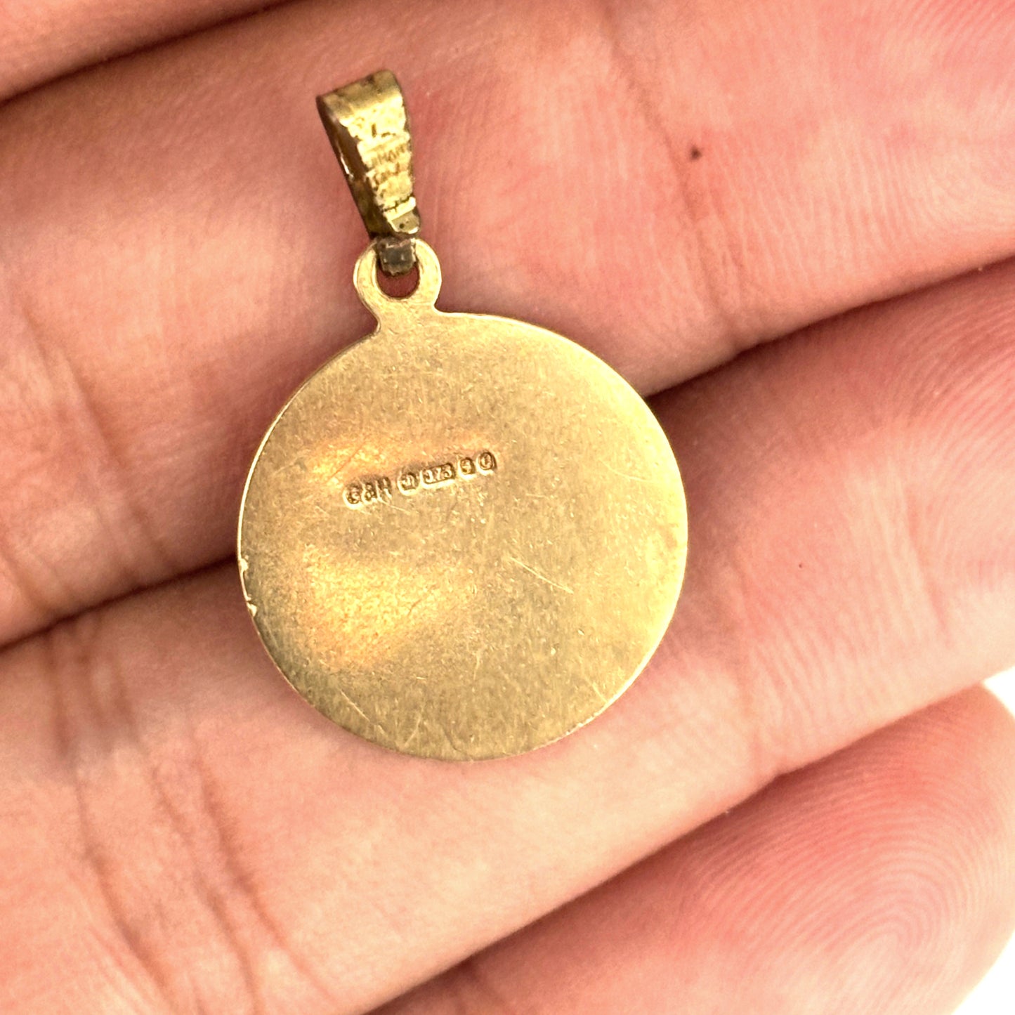 NZGD | 9ct Gold Saint Christopher Medallion Pendant