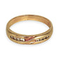 GOLD DEAL | 18ct (18K) Gold Crossover Diamond Ring Size O1/2
