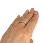 GOLD DEAL | 18ct (18K) Gold Crossover Diamond Ring Size O1/2