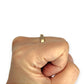 GOLD DEAL | 18ct (18K) Gold Crossover Diamond Ring Size O1/2
