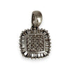 XMAS DEAL | 9kt White Gold Lucent Pendant with Diamonds