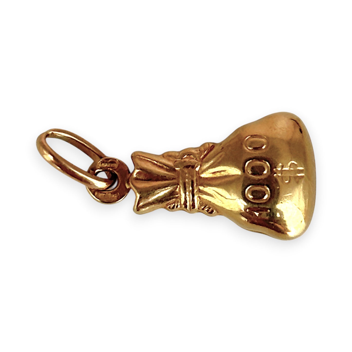 NZGD | 9ct Gold Money Bag Pendant/Charm