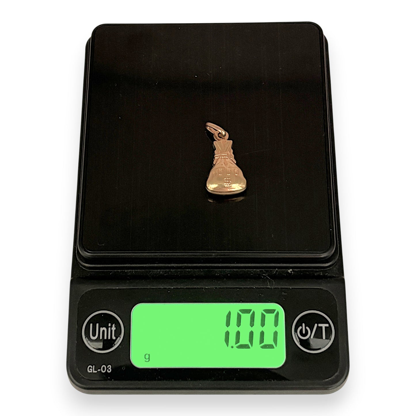 NZGD | 9ct Gold Money Bag Pendant/Charm