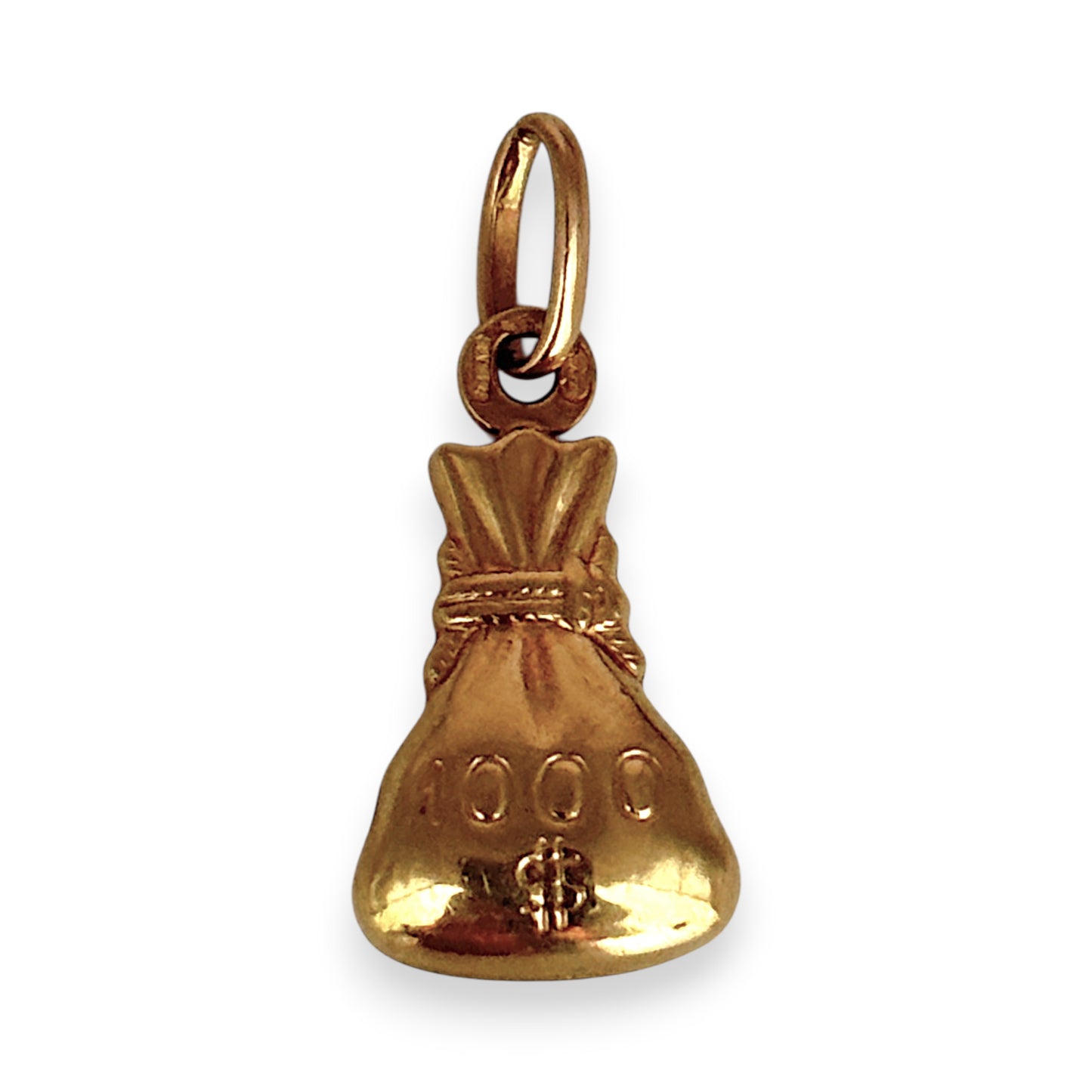 NZGD | 9ct Gold Money Bag Pendant/Charm