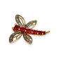 XMAS DEAL | 9kt Gold Crimson Flight Pendant - Dragon Fly