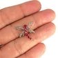 XMAS DEAL | 9kt Gold Crimson Flight Pendant - Dragon Fly