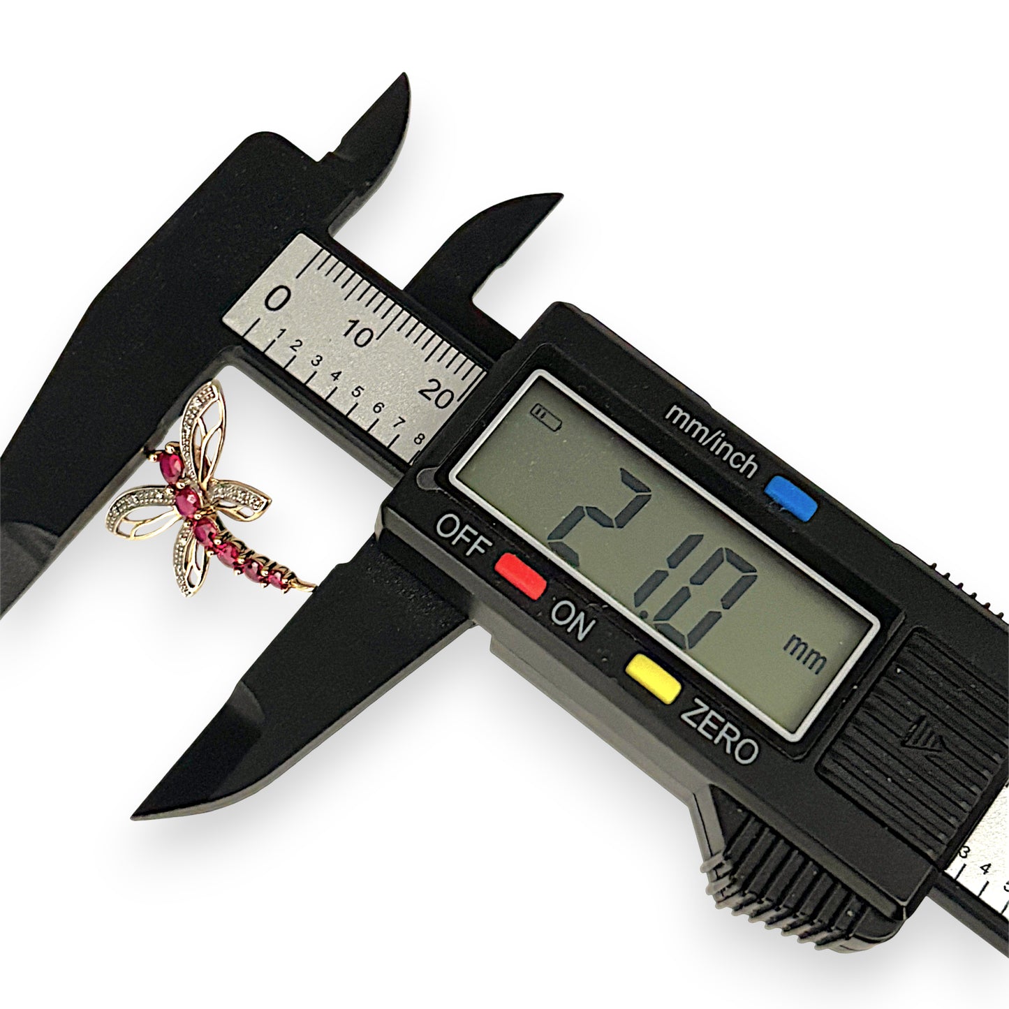 XMAS DEAL | 9kt Gold Crimson Flight Pendant - Dragon Fly