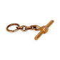 GOLD DEAL | 9kt Rose Gold Heritage Link T Bar Pendant